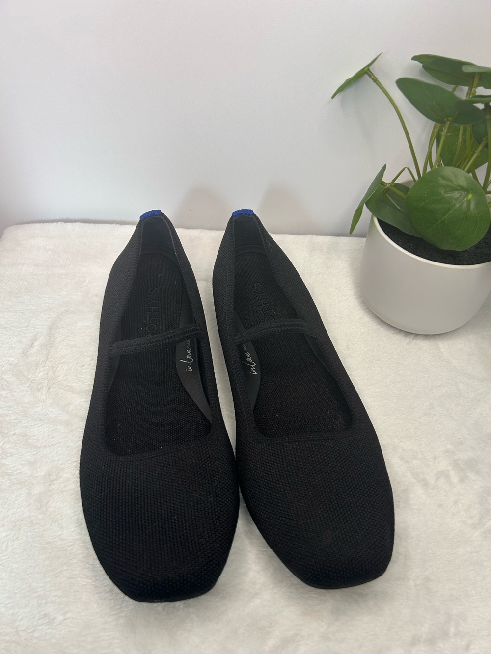 The Max Square Rothy’s Mary Jane Flats - Women's Comfortable Slip-On Shoes